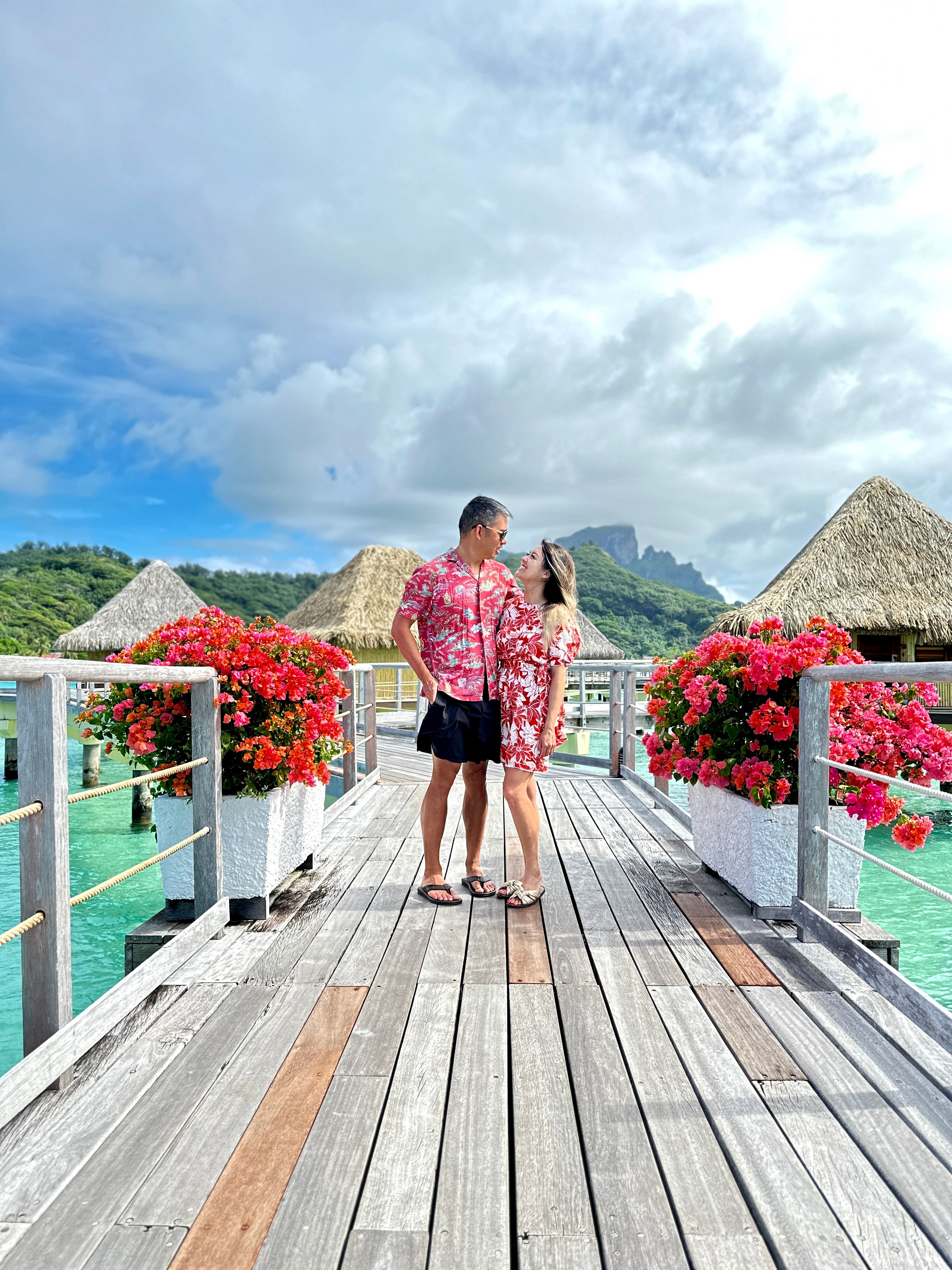 Tropical romance in paradise